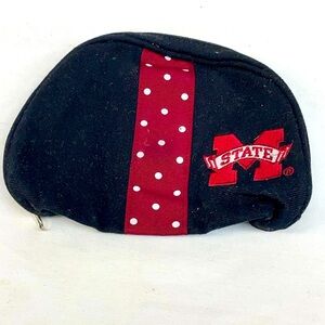 MSU spirit ready Black and Red State Logo Pouch